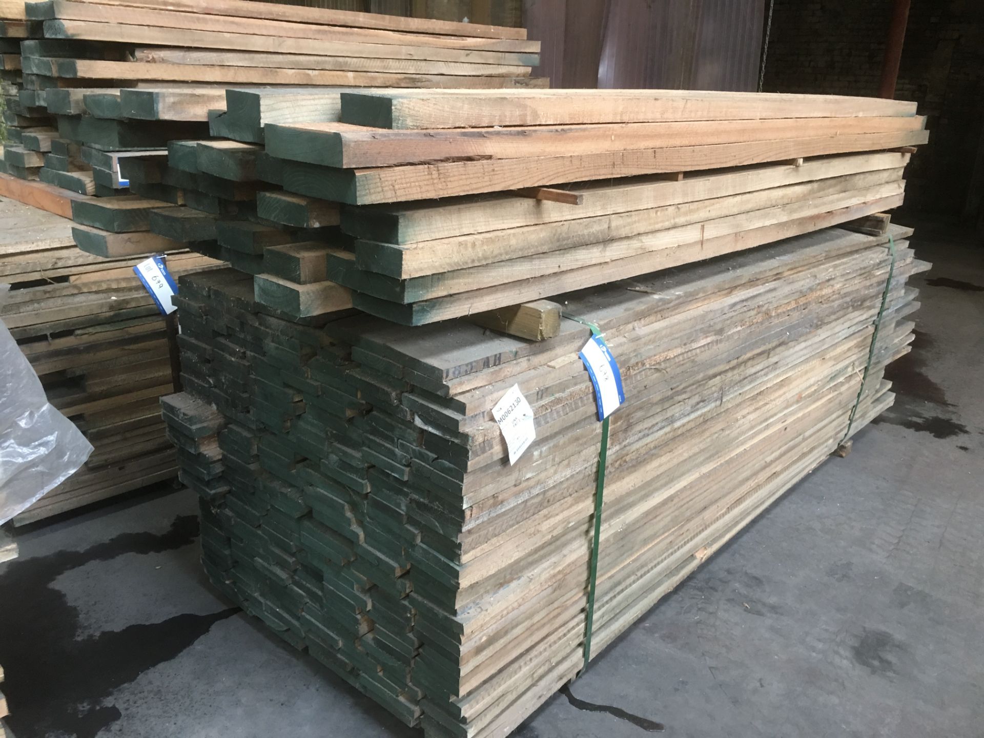 ROUGH SAWN ELM, (in one stack, each length approx. 9-10ft long