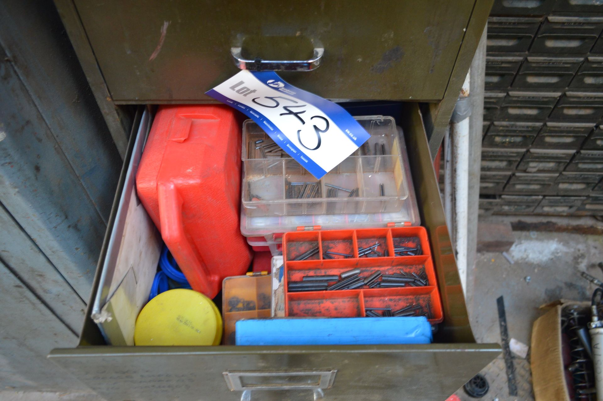 Steel Four Drawer Filing Cabinet, with contents - Image 3 of 5