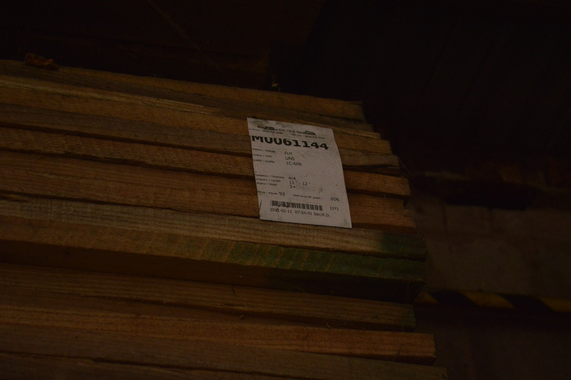 Rough Sawn Elm, (in one bundle), each length from approx. 11ft-12ft long - Image 2 of 2