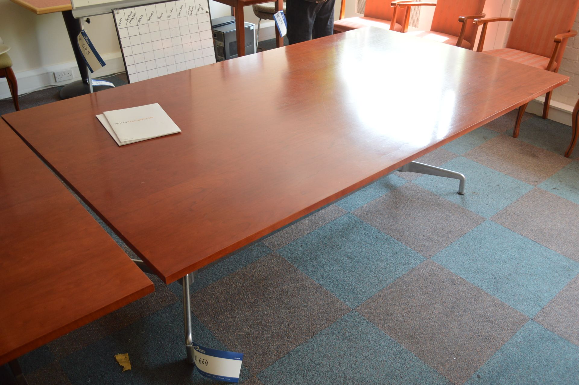 Meeting Table, approx. 2.14m x 1.23m