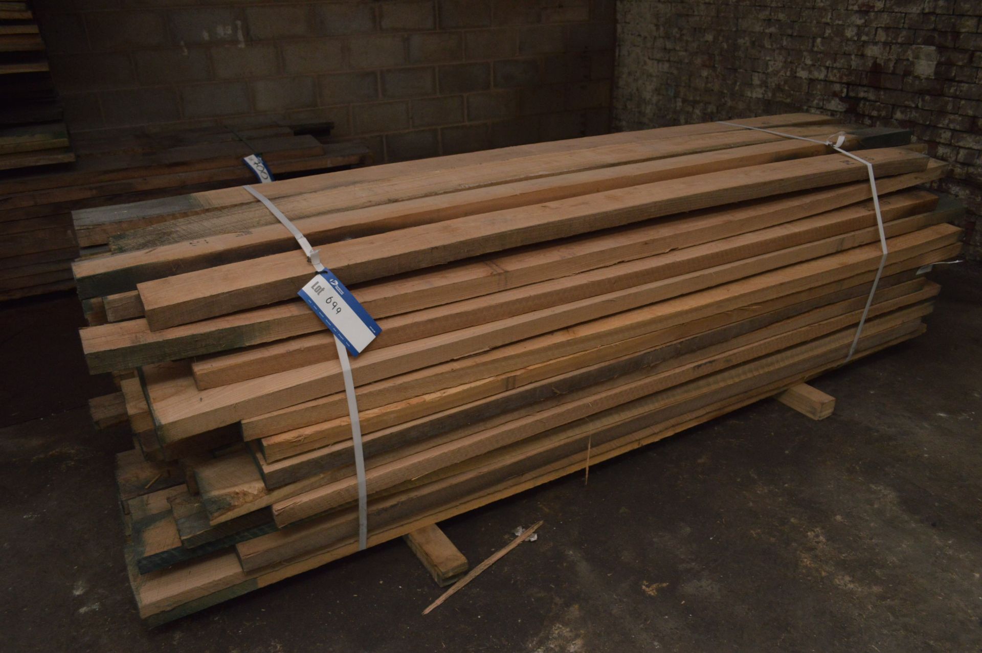 Rough Sawn Elm, (in one stack), each length from 9ft-10ft long