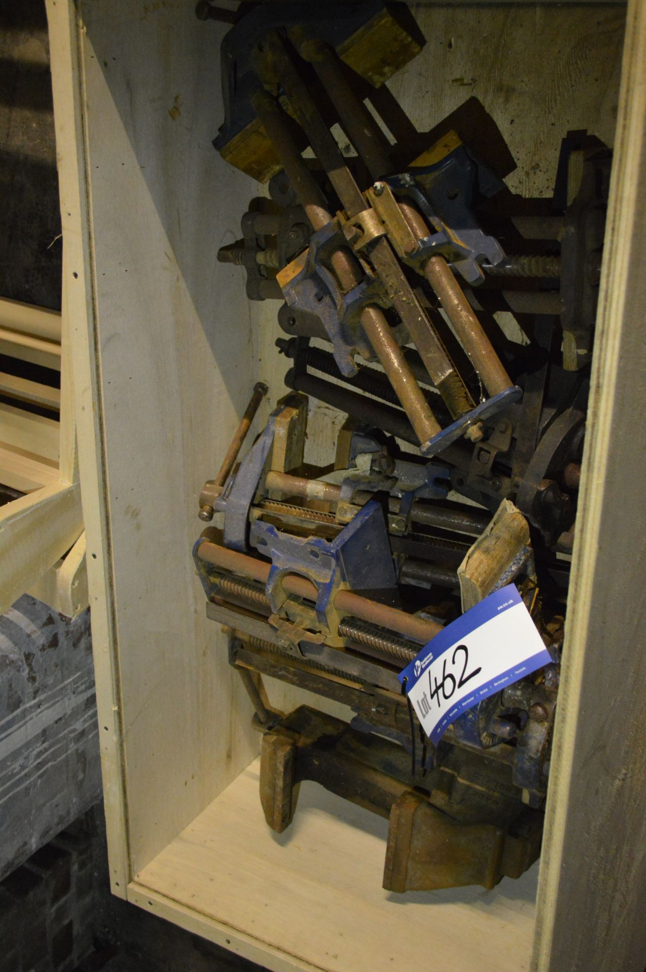 Mainly Joiner’s Vices, in timber crate