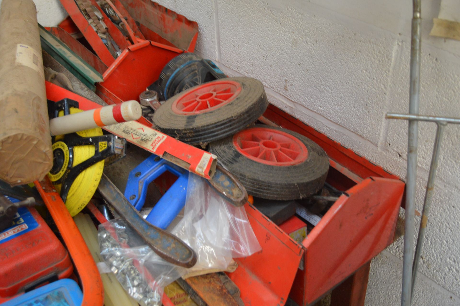 Assorted Hand Tools and Equipment, as set out on bench on right hand side - Image 2 of 4