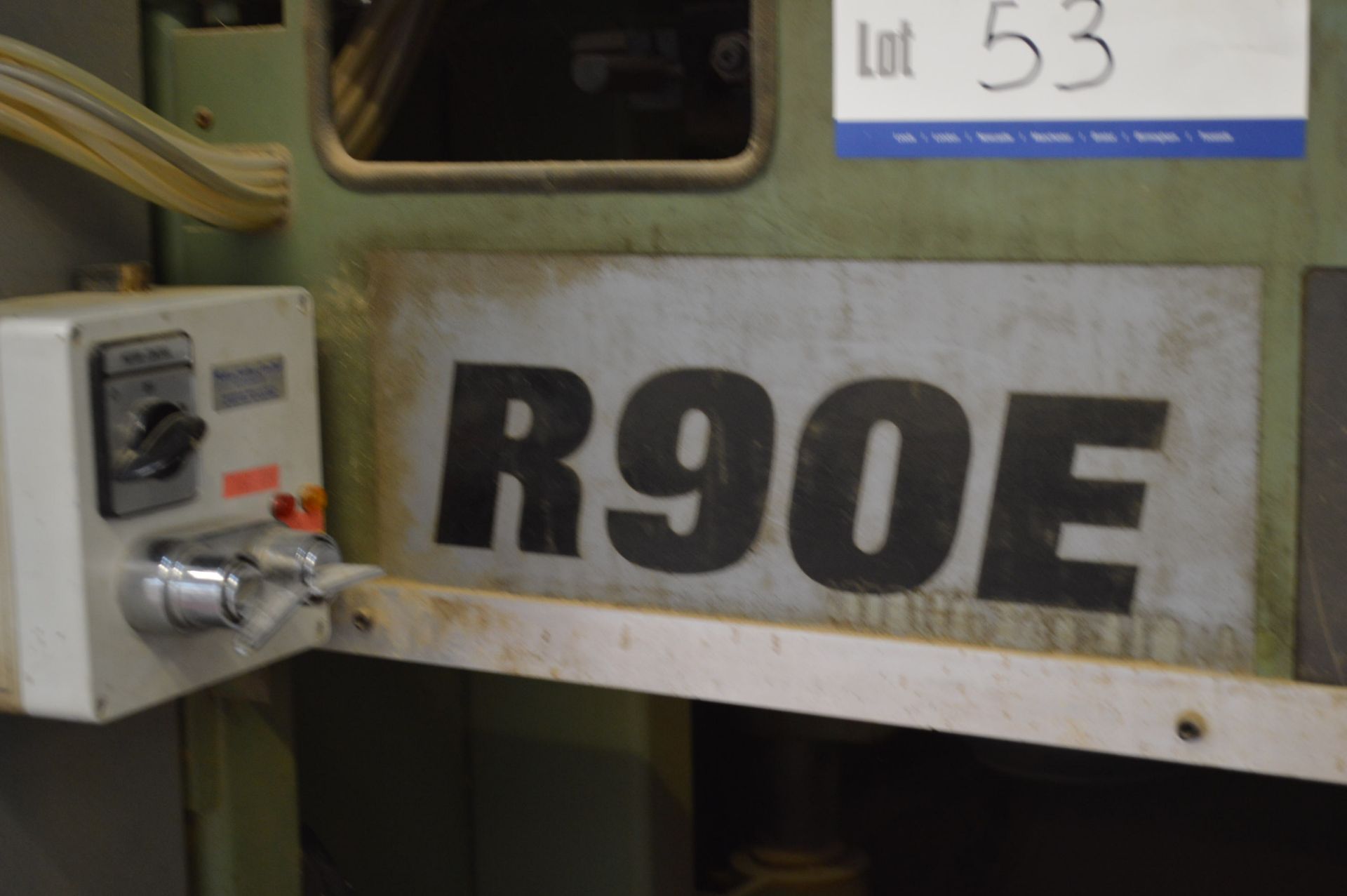 RYE R90E 2C ROTARY TABLE SHAPING MACHINE, serial no. 268 93, with flexible ducting – NOTE collection - Image 10 of 17