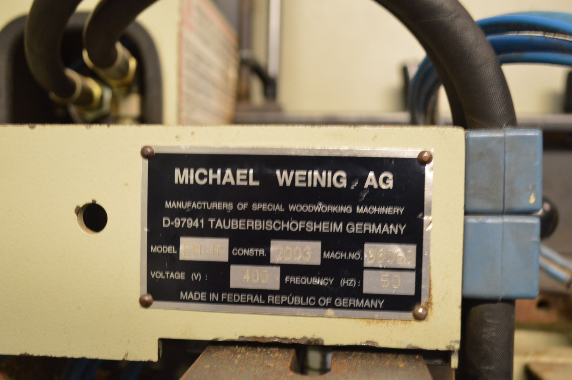 Weinig UNIMAT 1000 THROUGHFEED PLANING & MOULDING MACHINE, year of manufacture 2003, with Weinig - Image 7 of 20