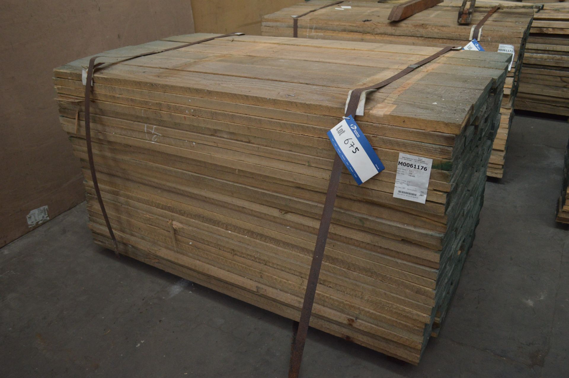 ROUGH SAWN ELM, (in one stack), each length approx. 6ft long