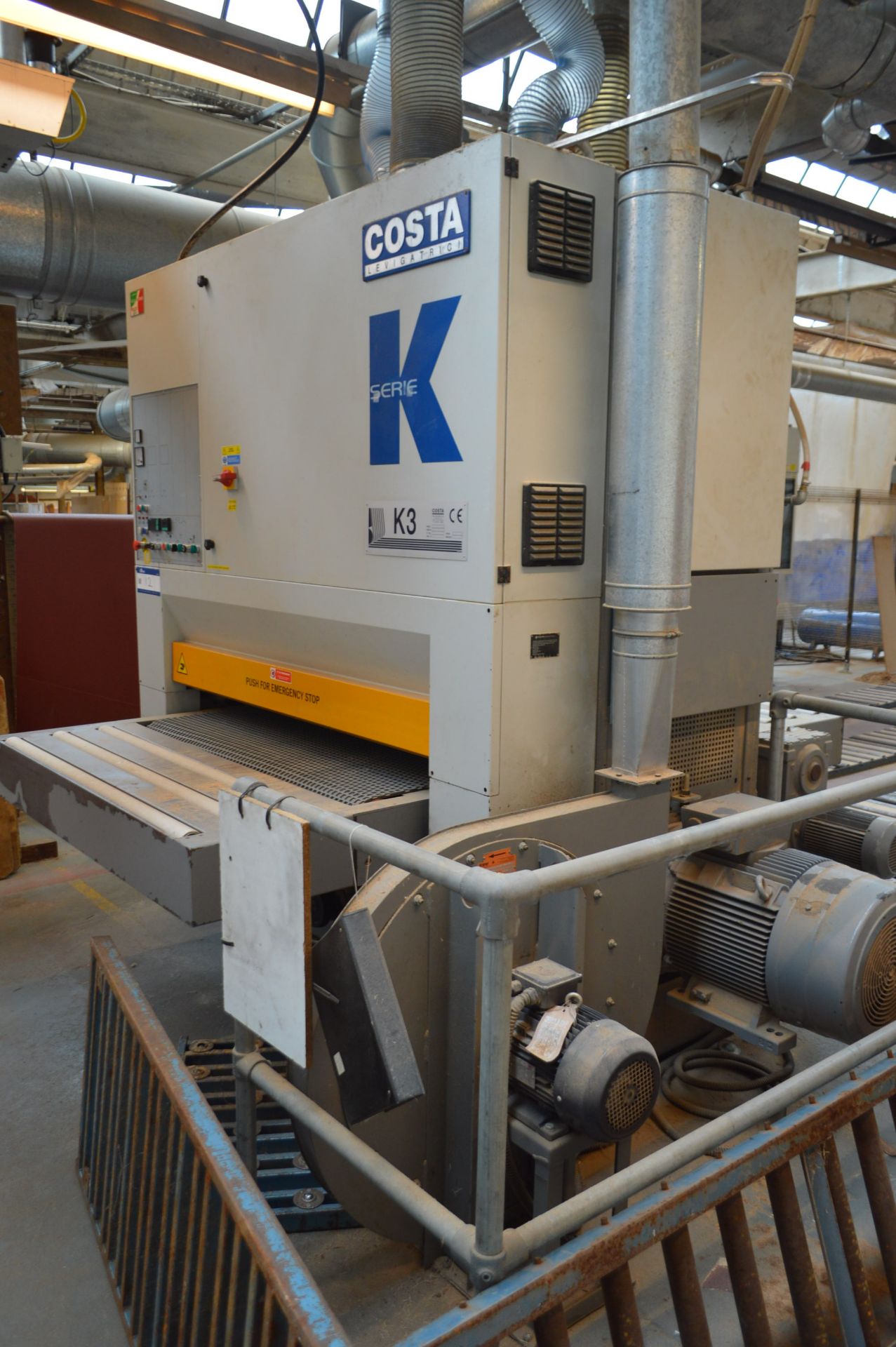 Costa K3 C1350 1350MM WIDE BELT SANDING MACHINE, s - Image 2 of 11