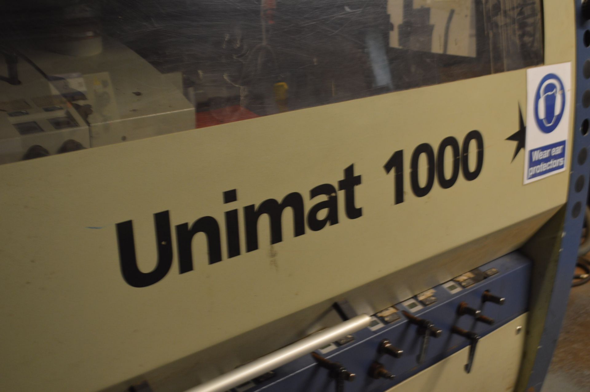 Weinig UNIMAT 1000 THROUGHFEED PLANING & MOULDING MACHINE, year of manufacture 2003, with Weinig - Image 4 of 20