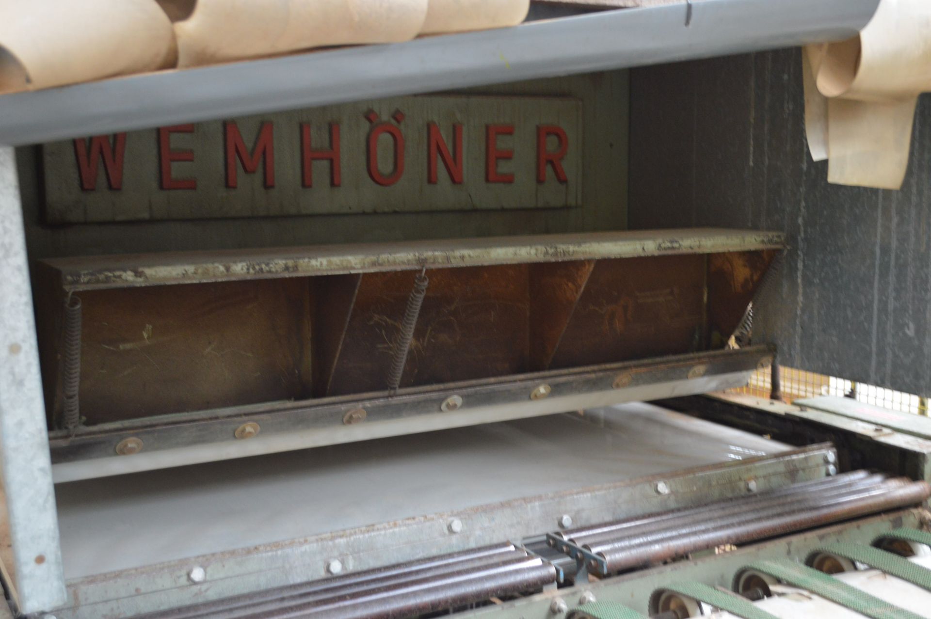 *Wemhoner VSF HEATED THROUGHFEED VENEER PRESS, serial no. 5740571, (Please Note: The final highest - Image 4 of 6