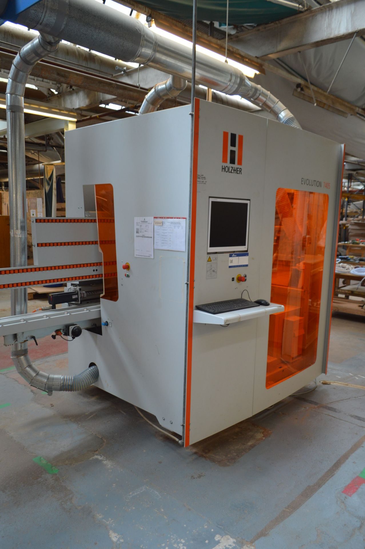 Holz-Her EVOLUTION 7405 CNC PROCESSING CENTRE, serial No. 199/1-407, year of manufacture 2014,