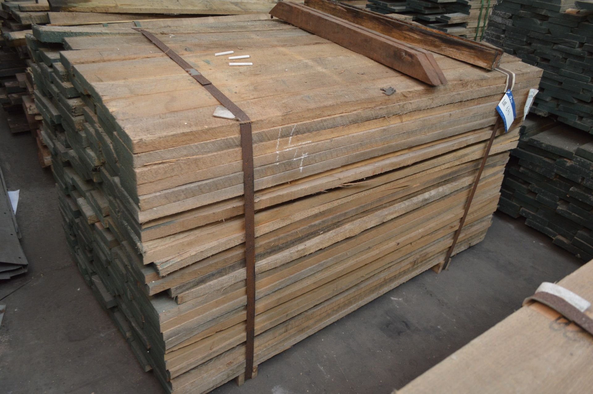 ROUGH SAWN ELM, (in one stack), each length approx. 6ft long - Image 2 of 3