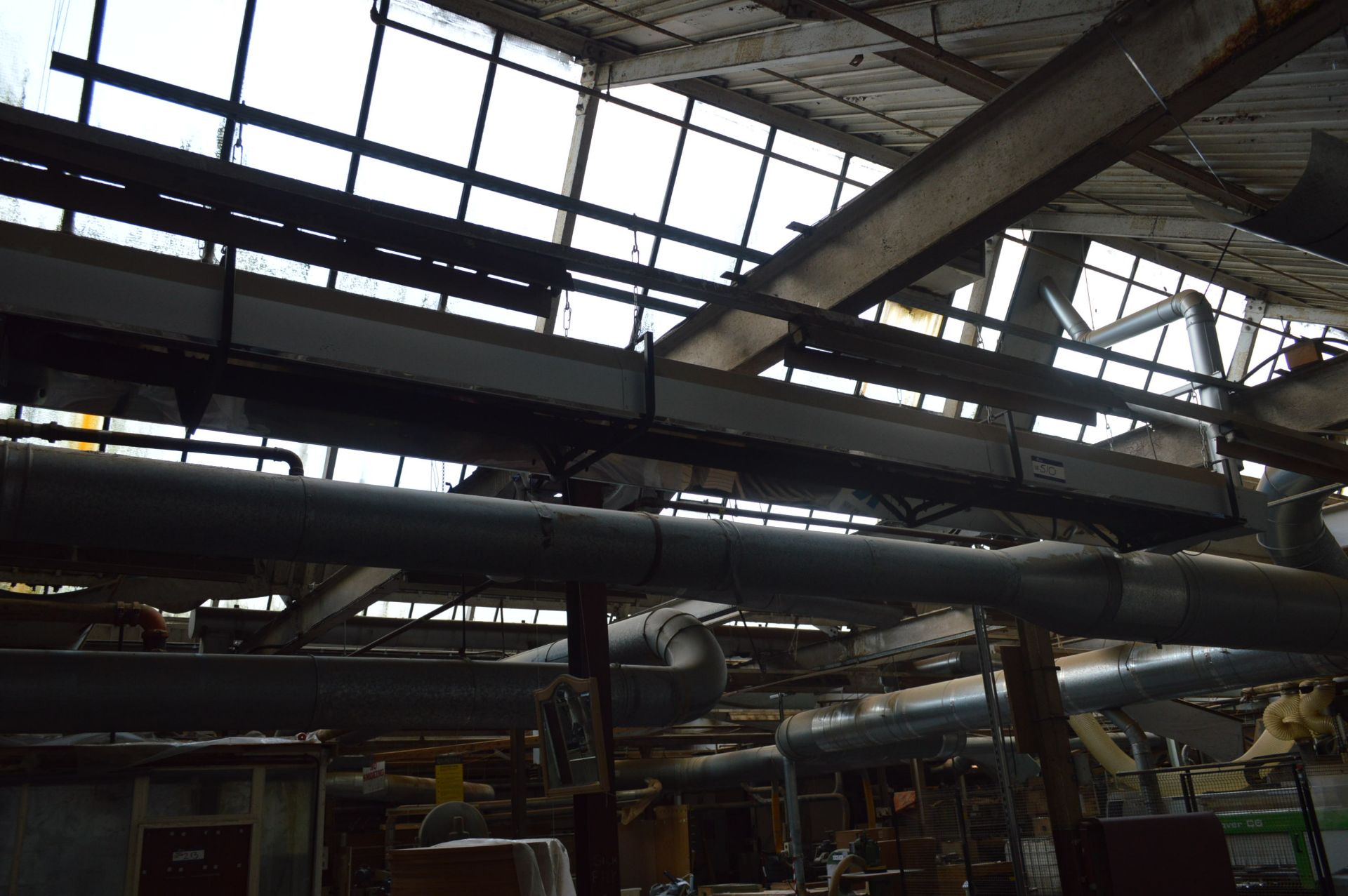 Ambirad GAS FIRED TWIN TUBE HEATER, approx. 5.5m long (excluding exhaust ducting) - Image 2 of 2