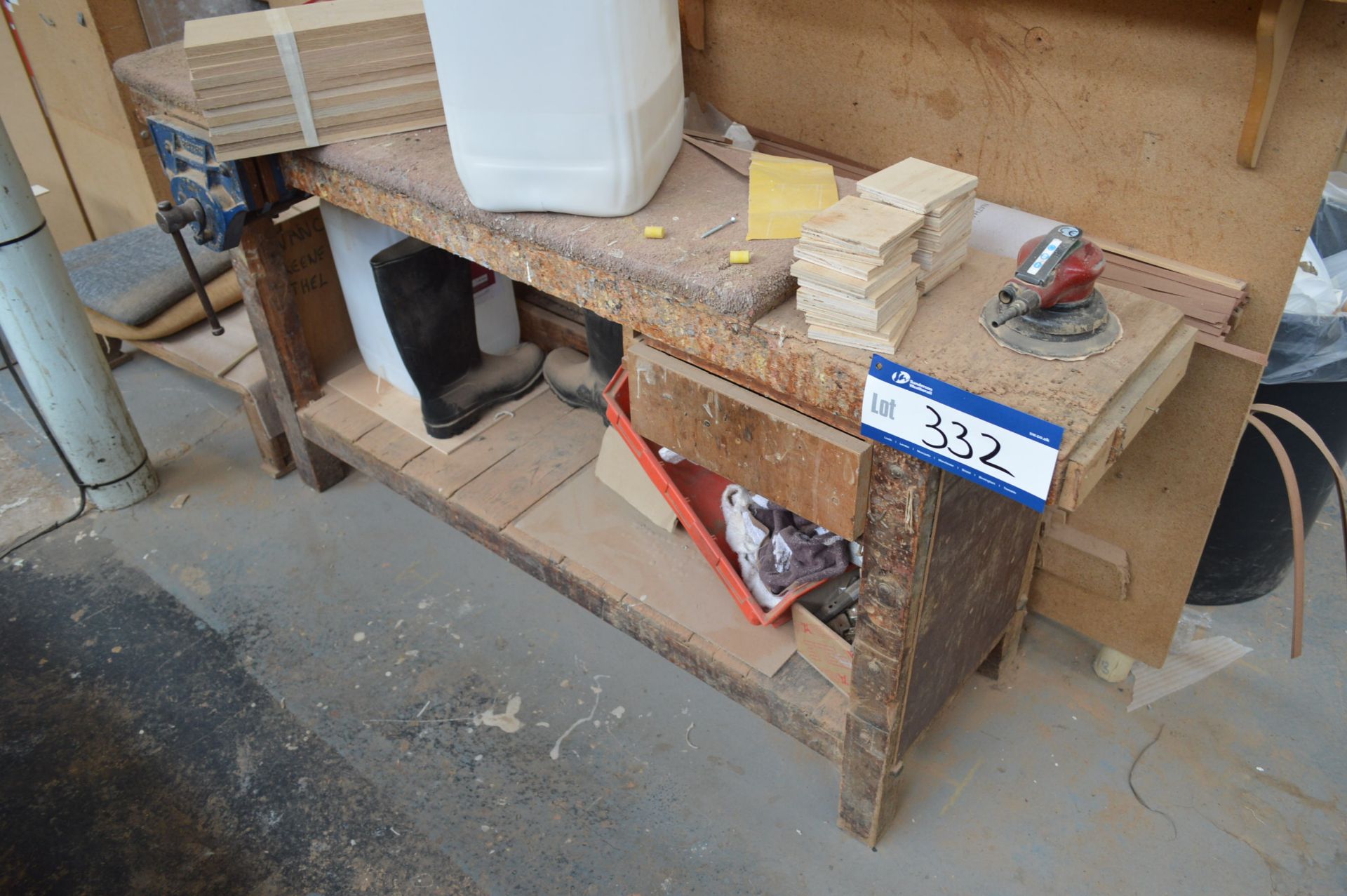 Timber Bench (contents not included)