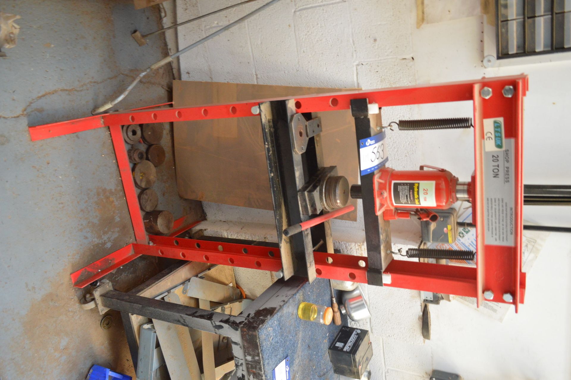 20 Ton Hand Hydraulic Workshop Press - Image 2 of 4
