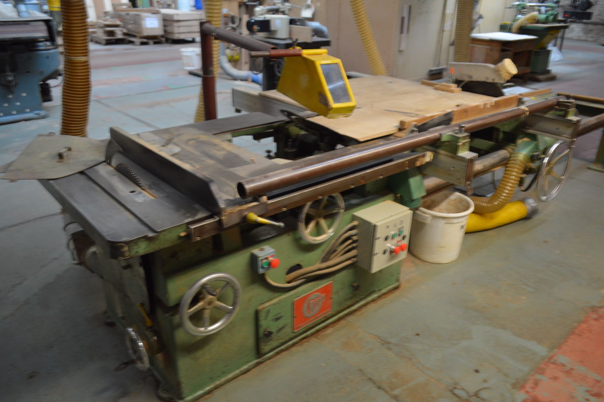 Ruco DOUBLE HEAD CIRCULAR CROSSCUT SAW, with end saw and flexible ducting - Image 3 of 6