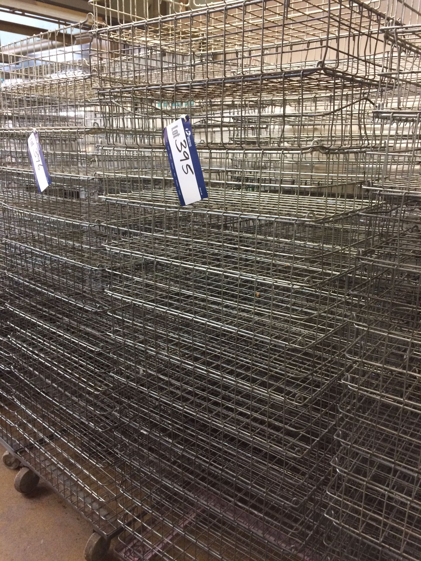 Approx. 24 Wire Baskets on 2 Trolleys (Lift Out Ch
