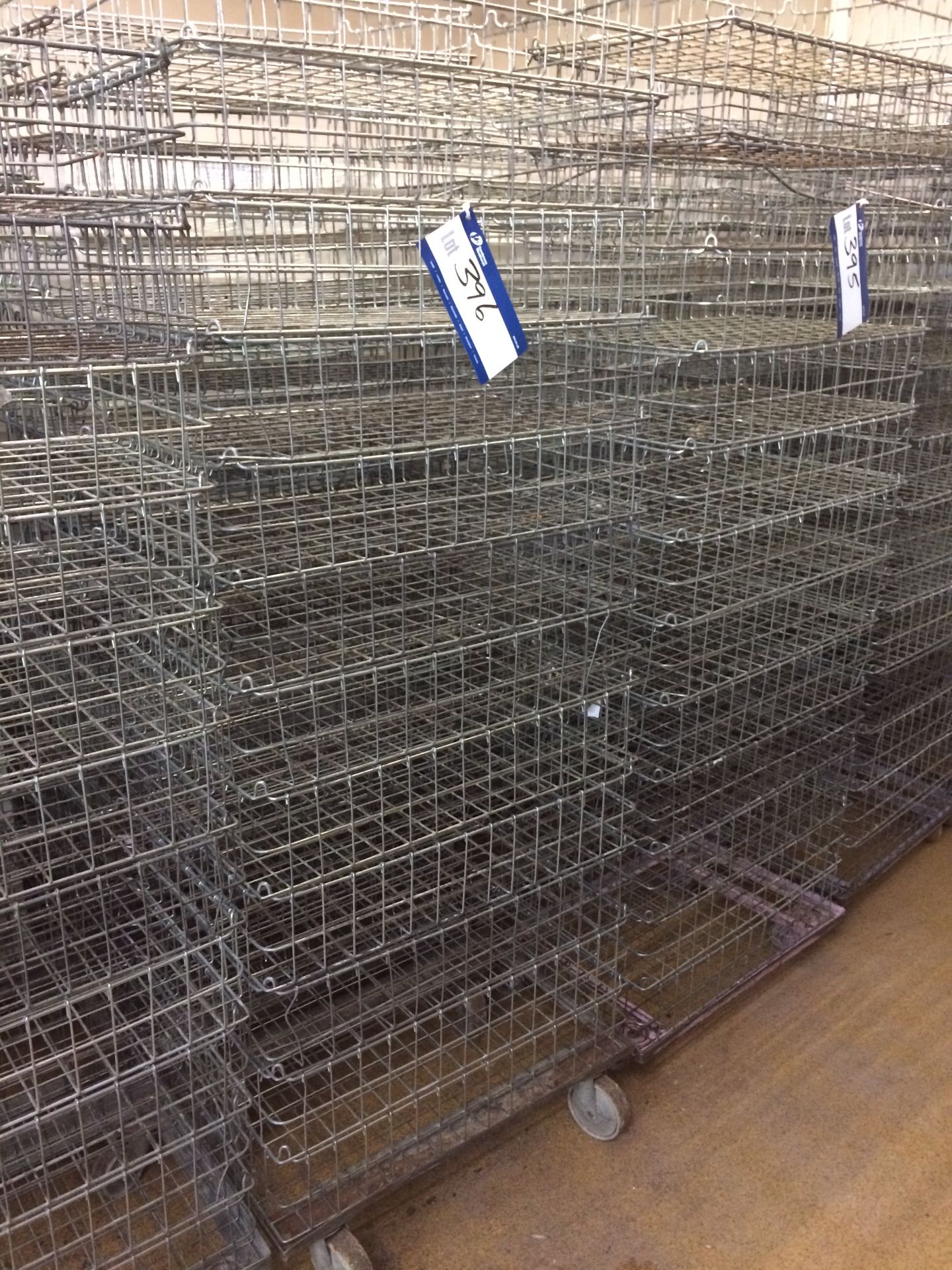 Approx. 24 Wire Baskets on 2 Trolleys (Lift Out Ch