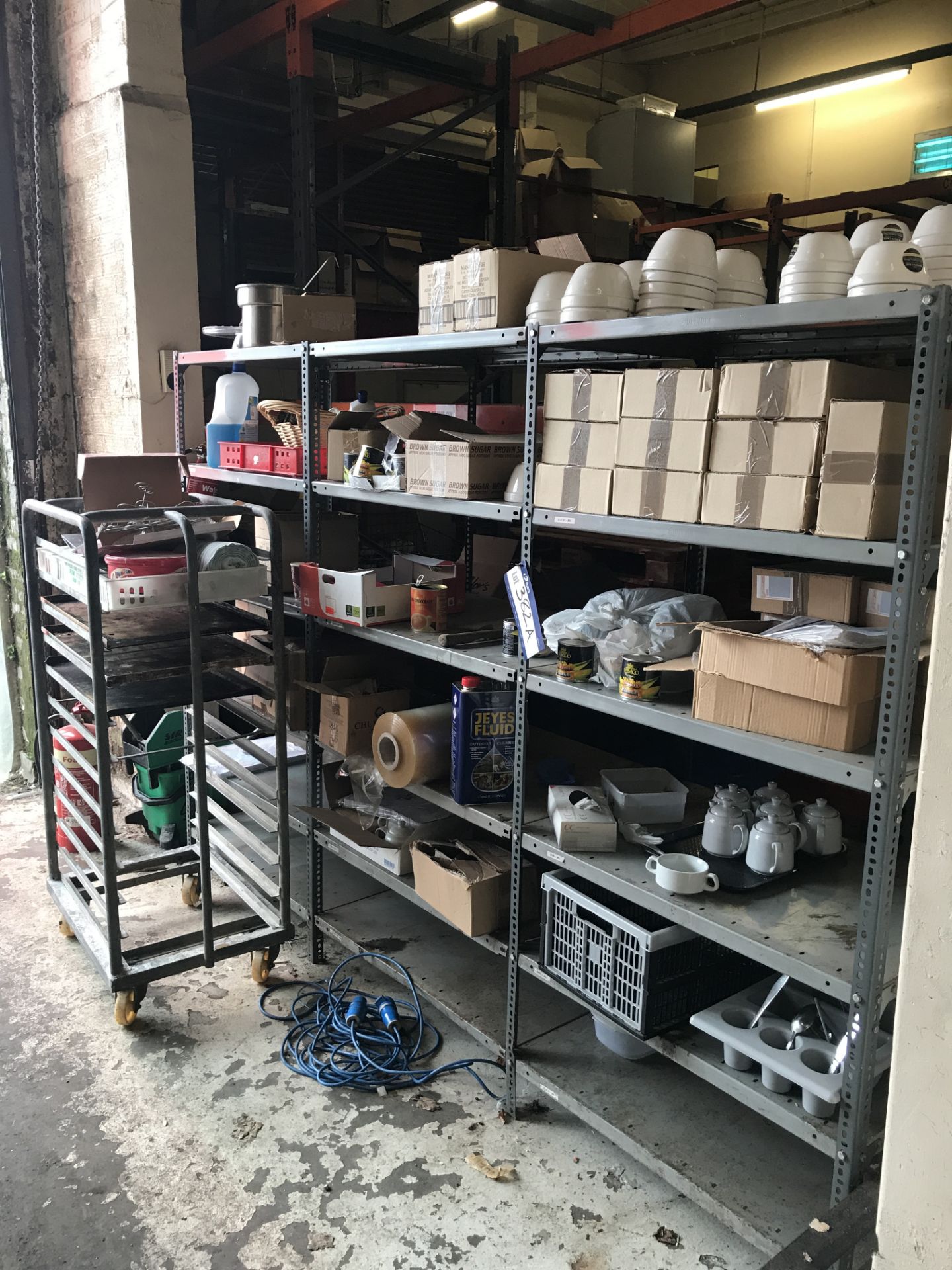 3 Bays of Bolted Steel Shelving (Buyer to Remove)