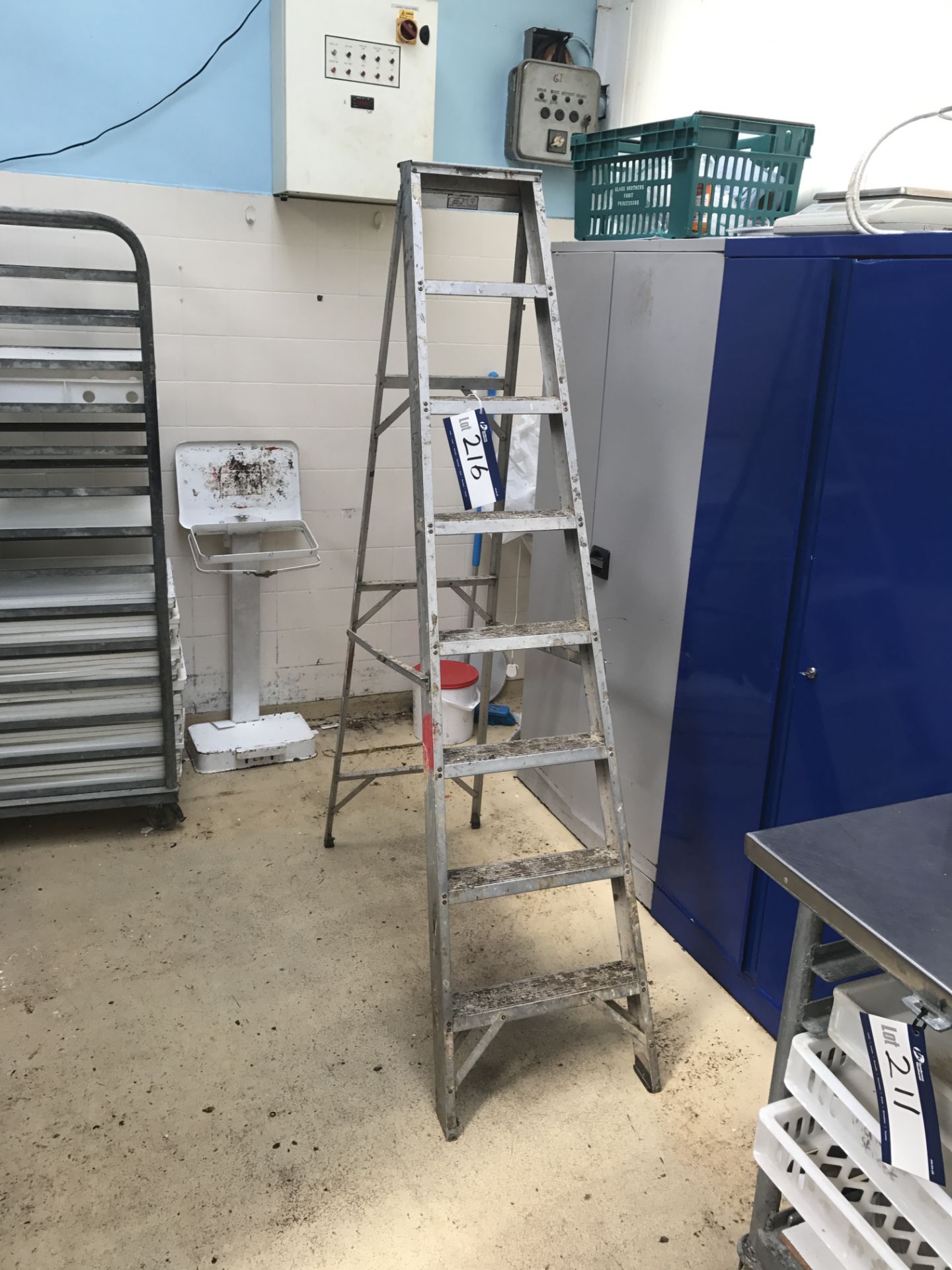 7 Rise Aluminium Stepladder (Lift Out Charge £10)