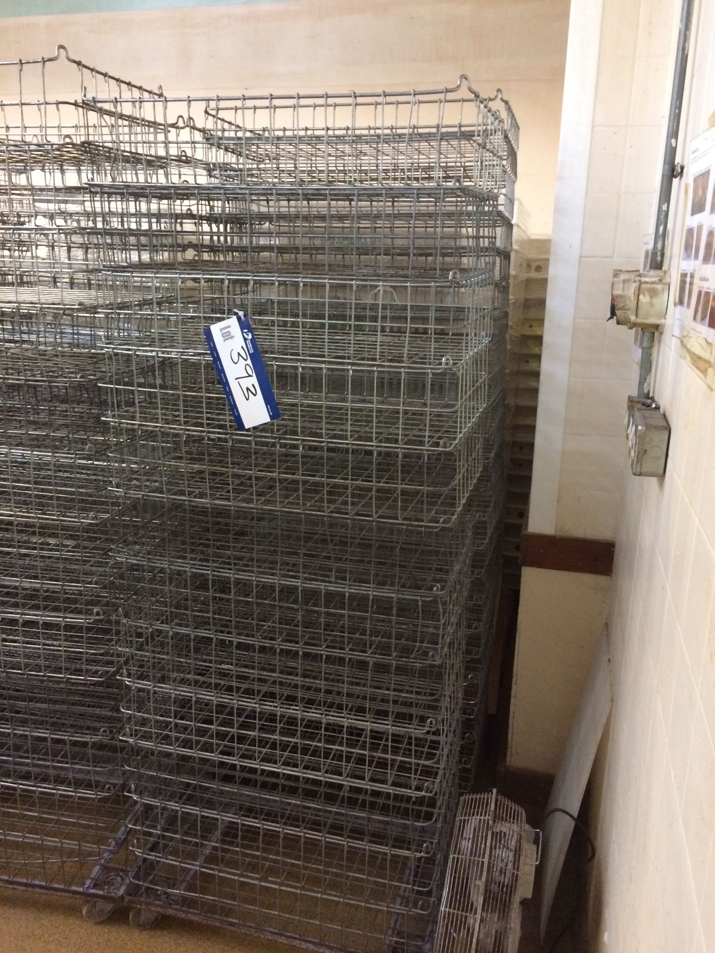 Approx. 24 Wire Baskets on 2 Trolleys (Lift Out Ch