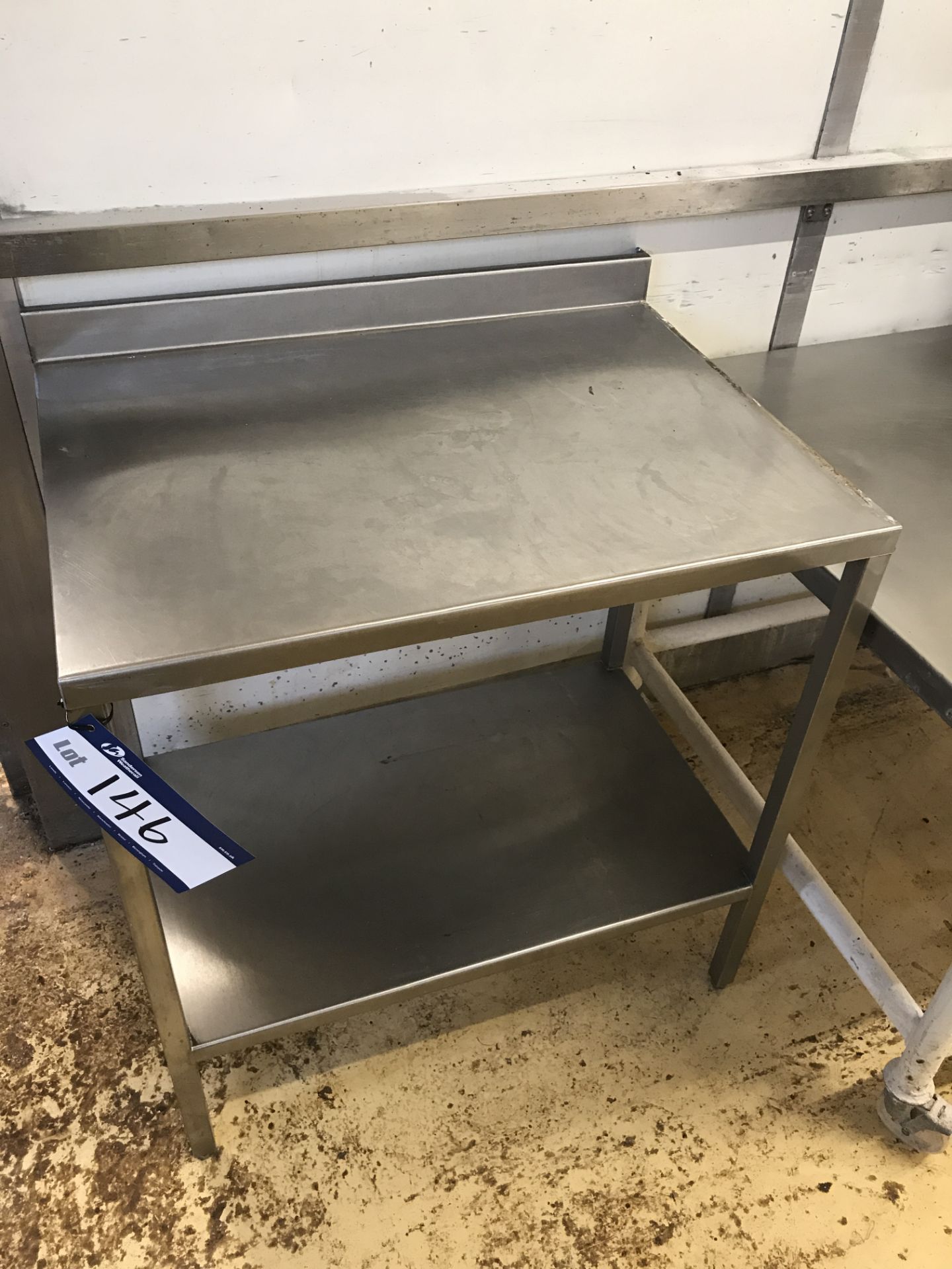 2 Tier Stainless Steel Preparation Table, 830mm x