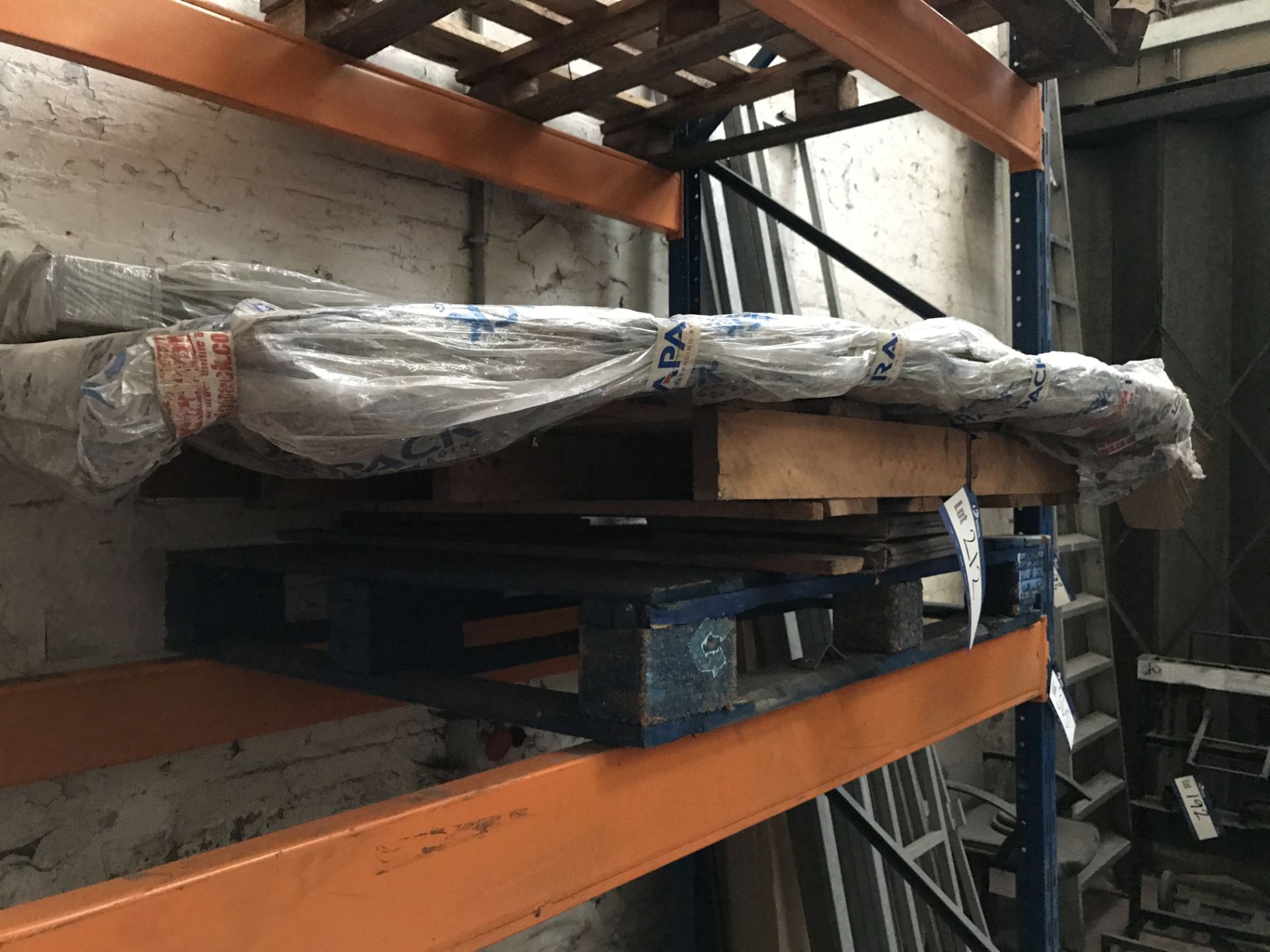 Quantity of Cardboard and Metal Sheeting as set out on pallet