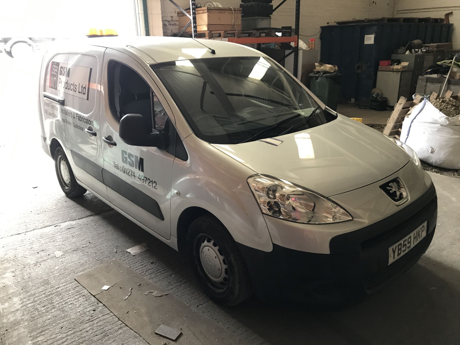 Peugeot Partner Diesel Van, Registration Number: Y