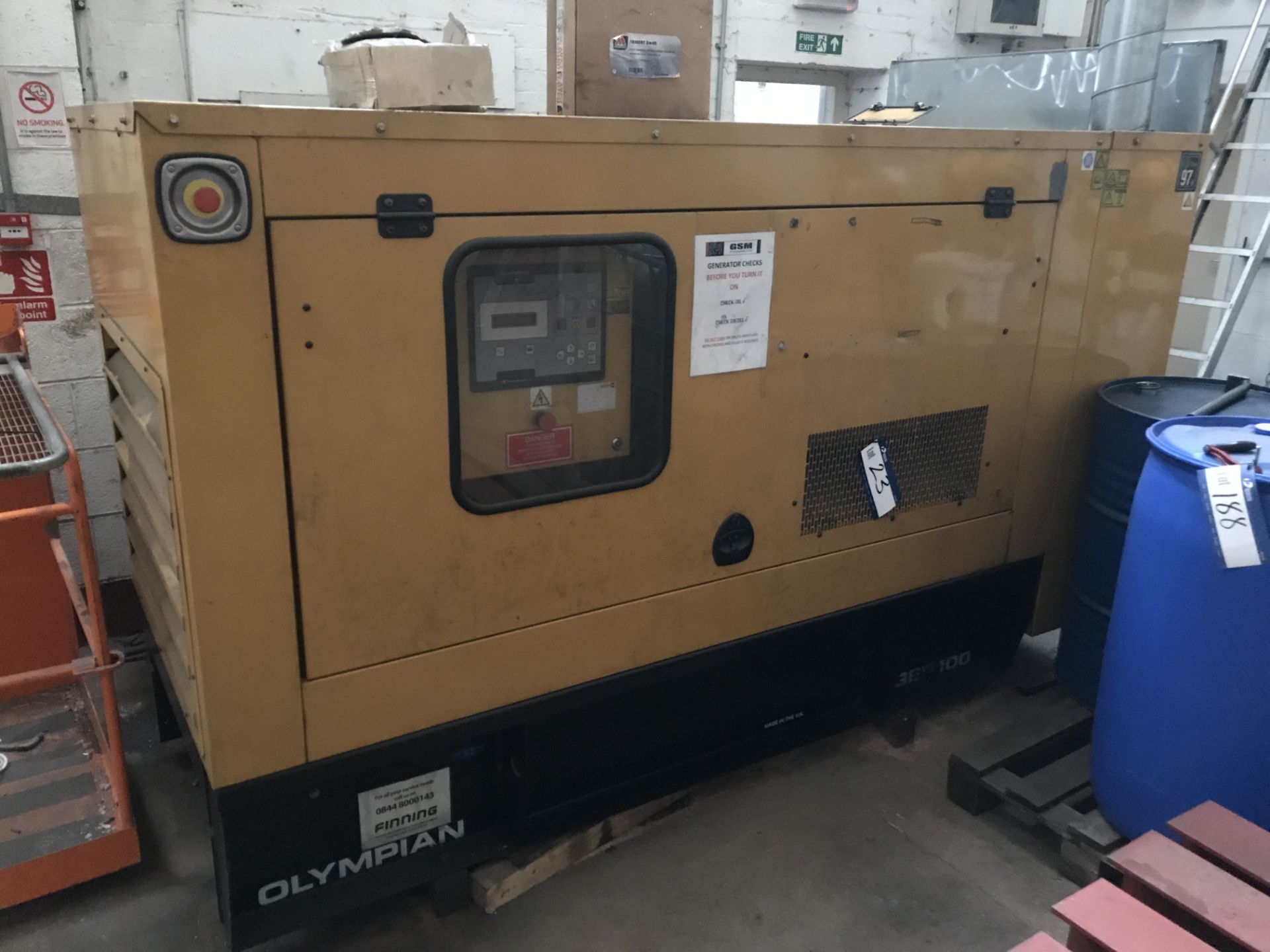 Olympian GEP100 100kva Caterpillar Diesel Driven S