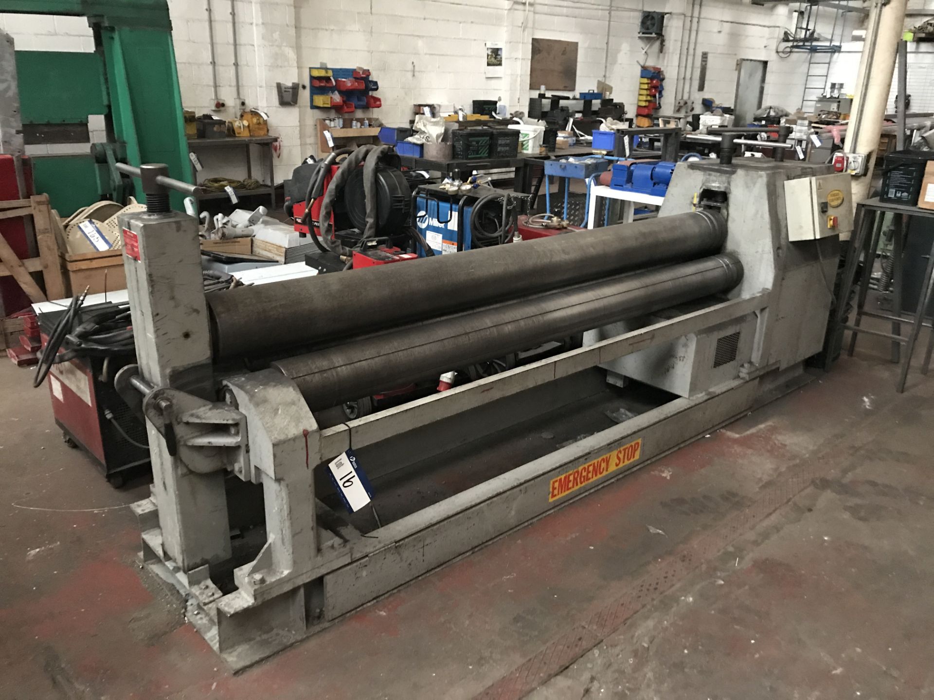 Morgan Rushworth 2500mm Pyramid Bending Rolls, Mac