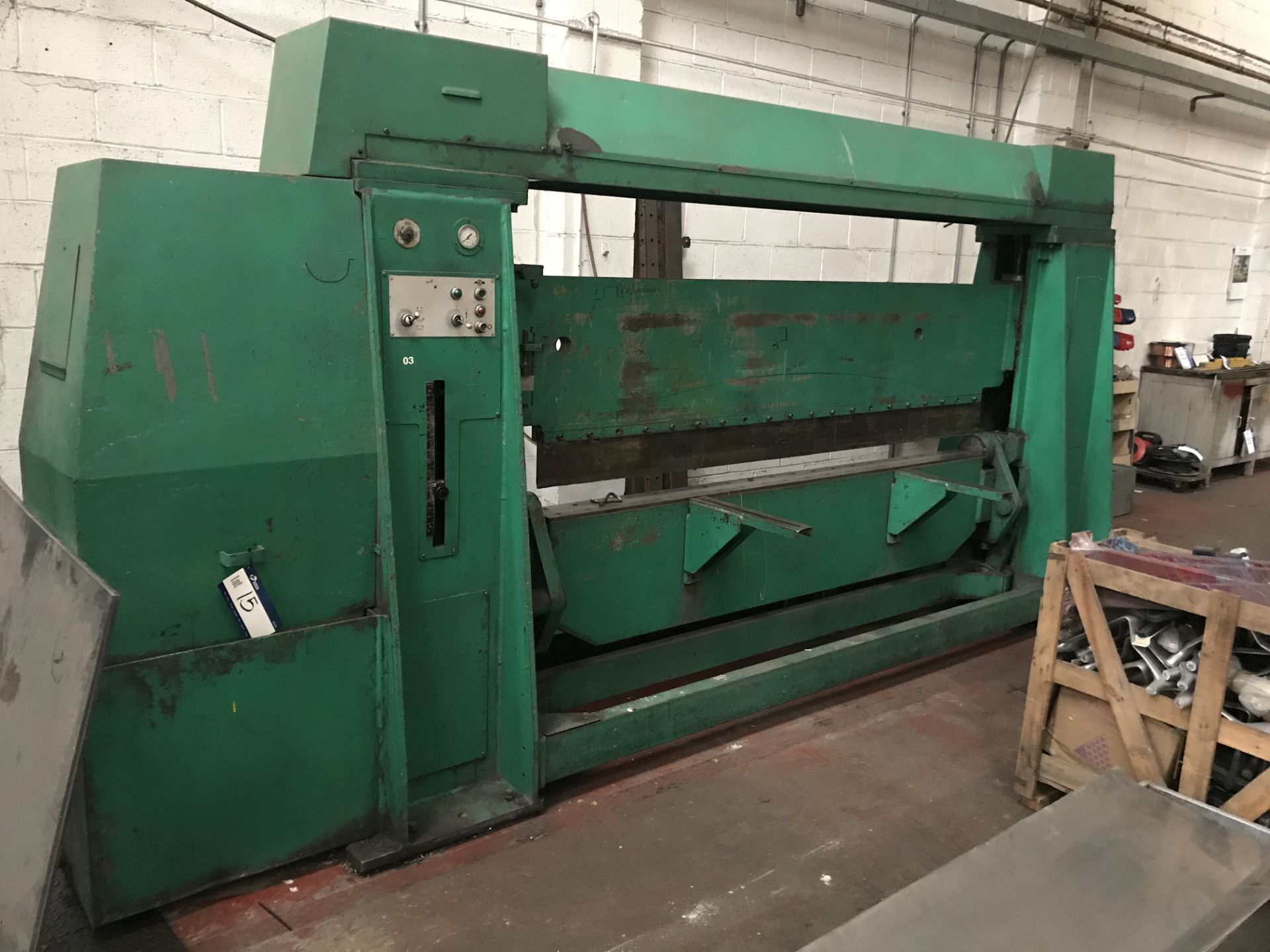 2500mm Mechanical Press Brake Risk Assessment and