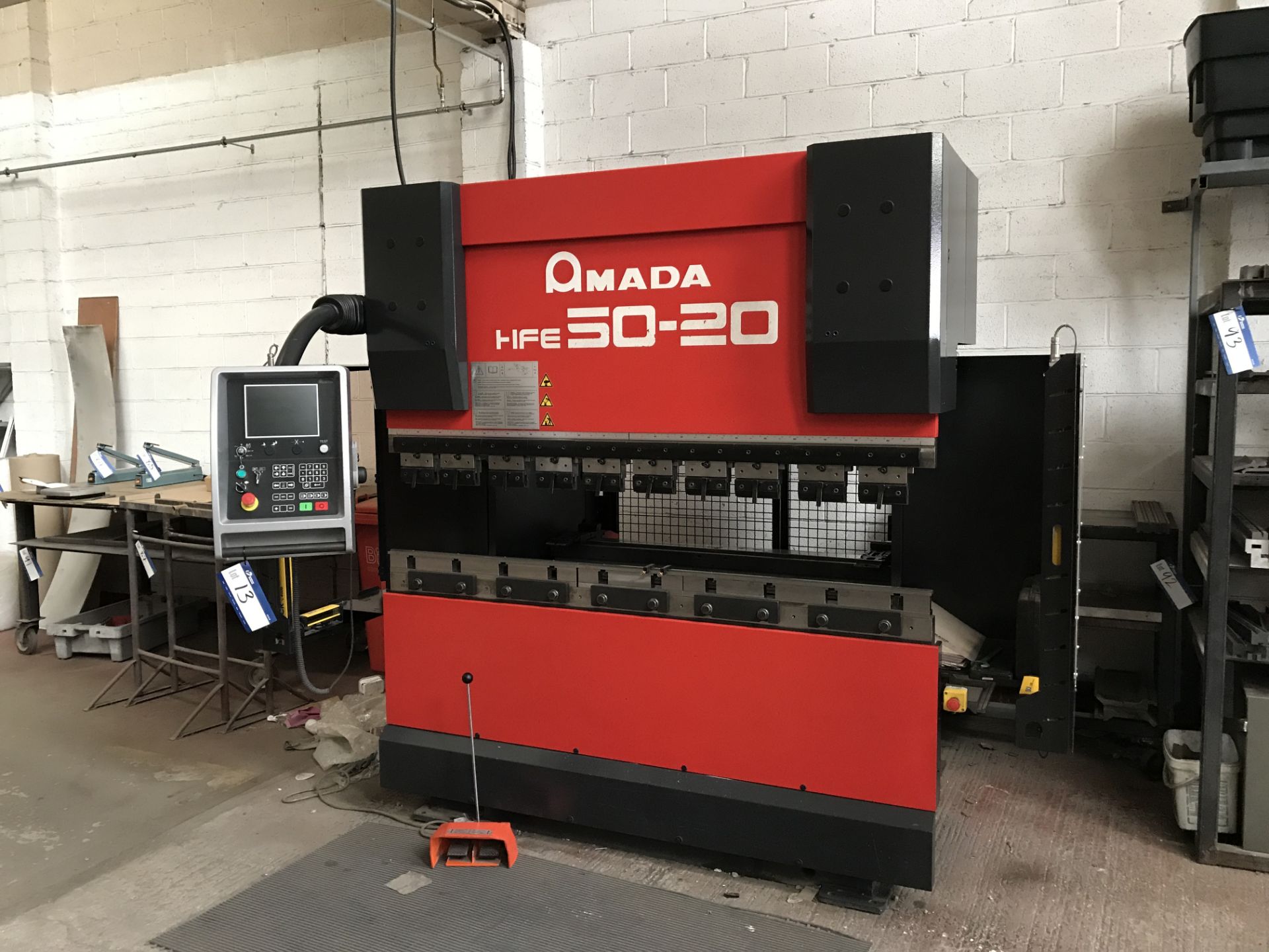 Amada HFE 50.20 2m CNC Hydraulic Press Brake, 7 Ax