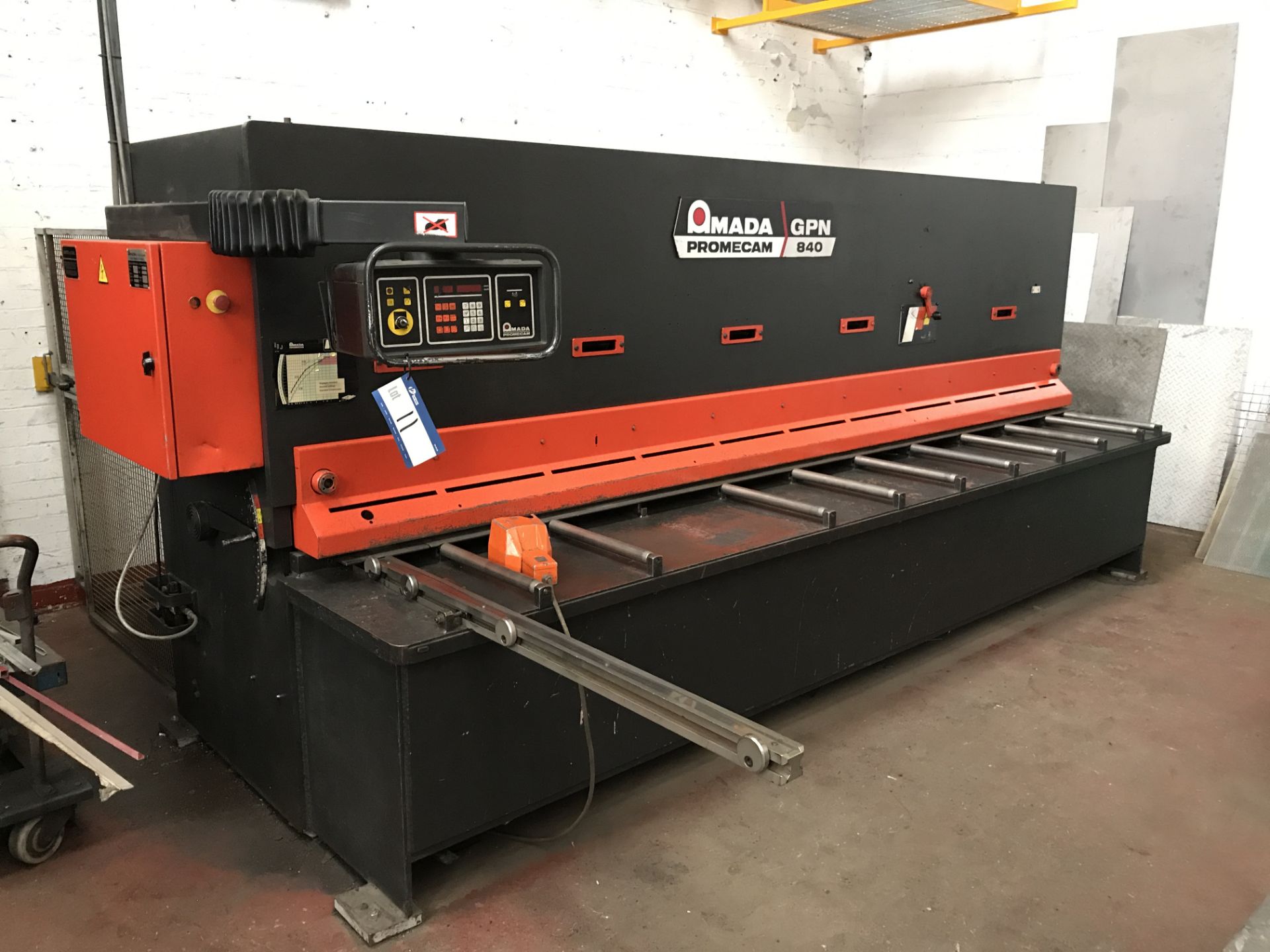 Amada Promecam GPN 840 4m Hydraulic Guillotine, Mo