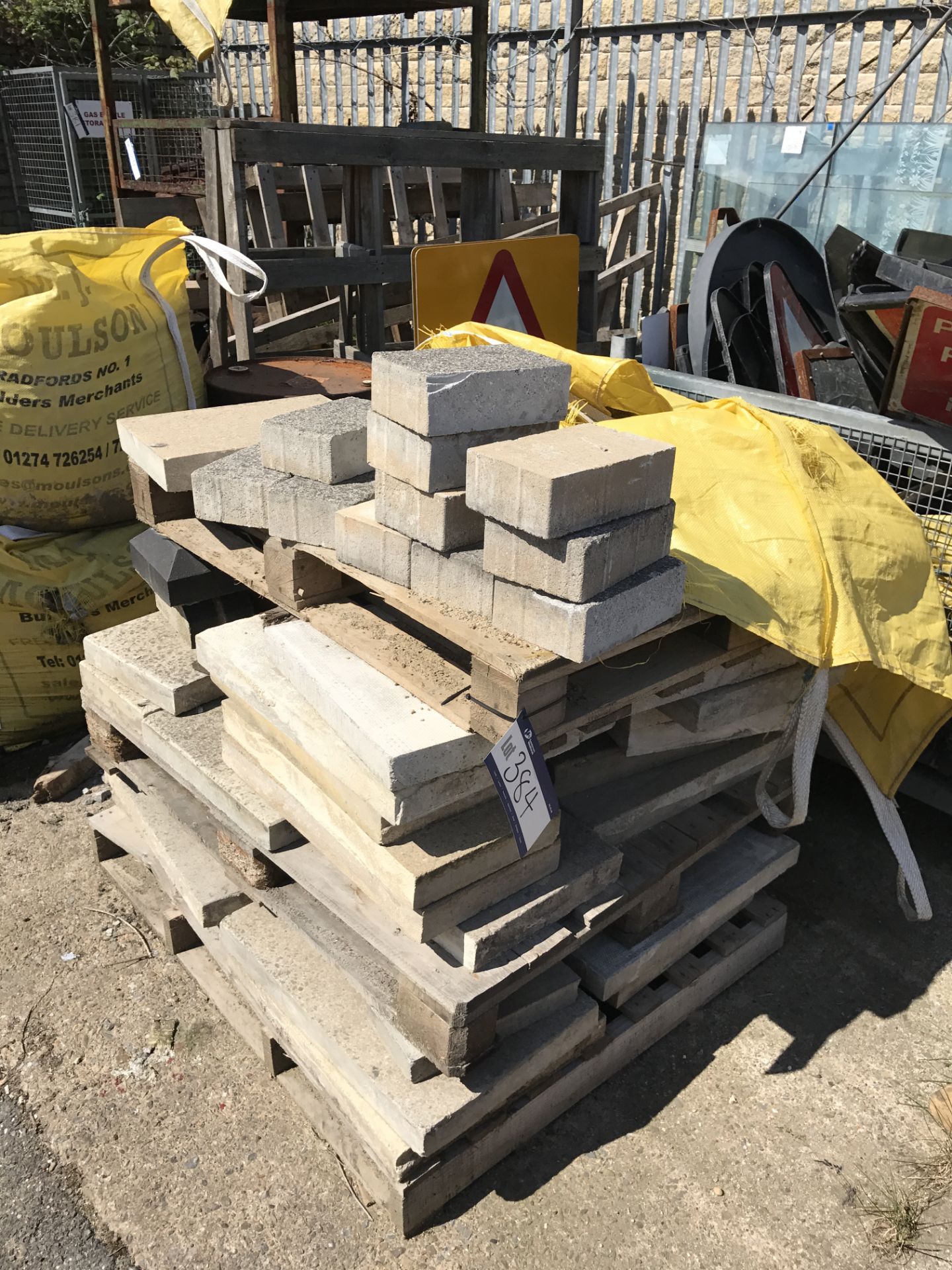 Quantity of Concrete Bricks and Paving Slabs