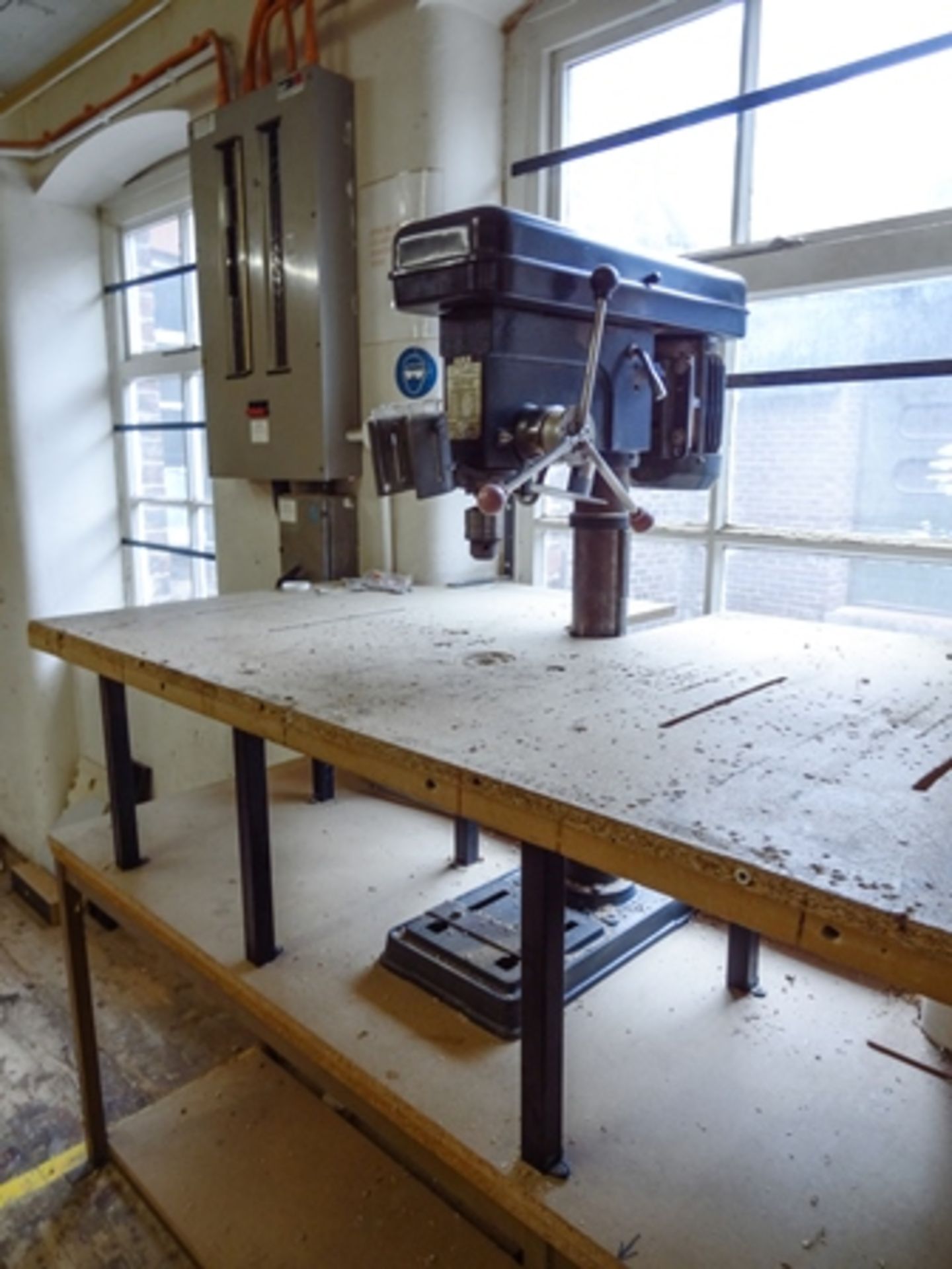 AJAX Pillar Drill, with bench