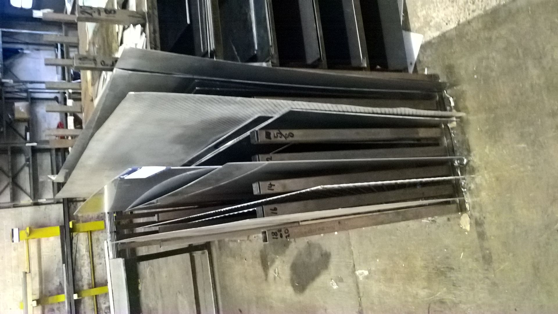 Mild Steel/Stainless Steel & Aluminium Sheets/Off-Cuts, including three cold rolled steel, three 3. - Image 2 of 4