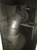 Alldays & Peacock Centrifugal Fan, 550mm dia. inlet, serial no. WA6055, with PCME dust monitor and