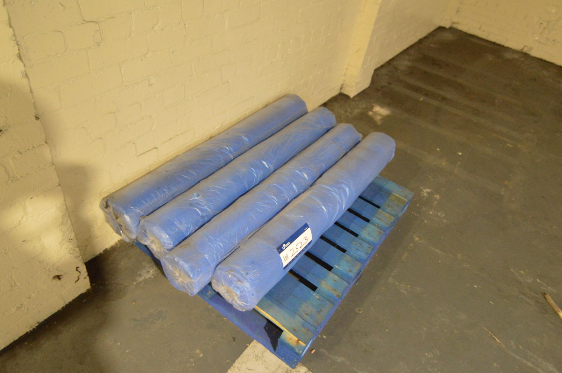 Four Rolls Plastic Slip Sheets, each roll approx. 1.3m wide (note - this lot is situated at