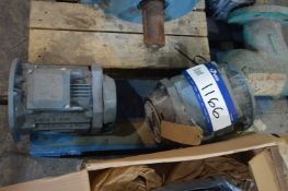 Three Electric Motors, on pallet (note - this lot is situated at ICKLEFORD MILL, SG5 3UN)