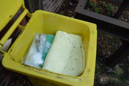 Spill Kit, (in wheelie bin) (note - this lot is situated at WHITLEY BRIDGE, DN14 0LH)