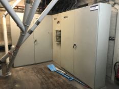 Three Section Control Cabinet, with Mitsubishi Melsec PLC’s (note - this lot is situated at