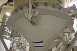 **Buhler MFVH-125/300 VIBRATORY BIN ACTIVATOR, serial no. 10318686 (please note – also part of