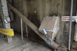 225mm Auger Screw Conveyor, approx. 4.25m long (note - this lot is situated at ICKLEFORD MILL, SG5