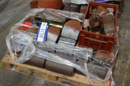 Assorted Elevator Buckets, on pallet, approx. 90mm up to 300mm wide (note - this lot is situated