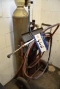Gas Cutting Torch, with hose and trolley (excludin
