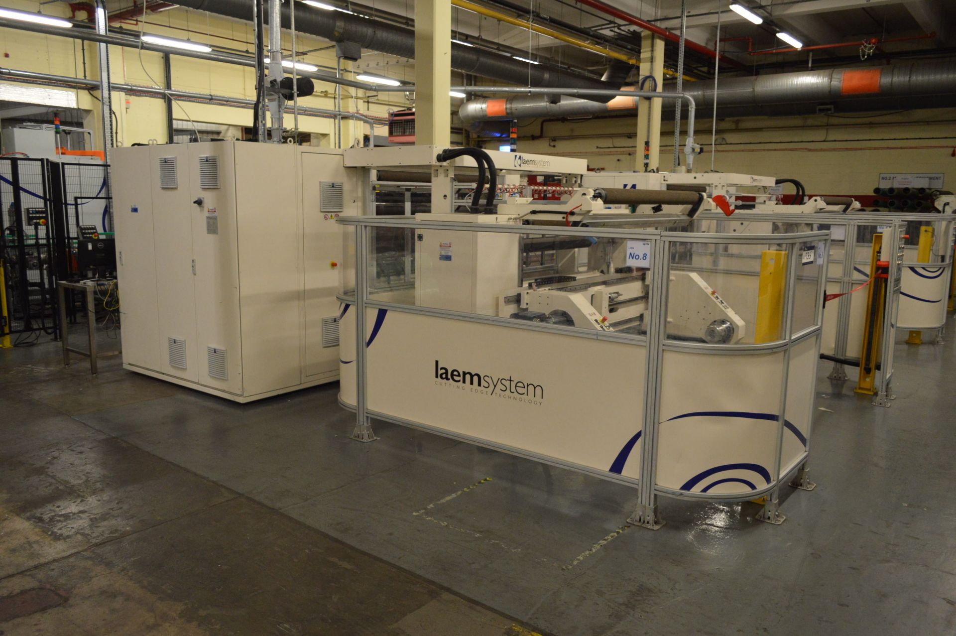 Laem RB4-1600 NINE HEAD TURRET SLITTER REWINDER (p - Image 3 of 7