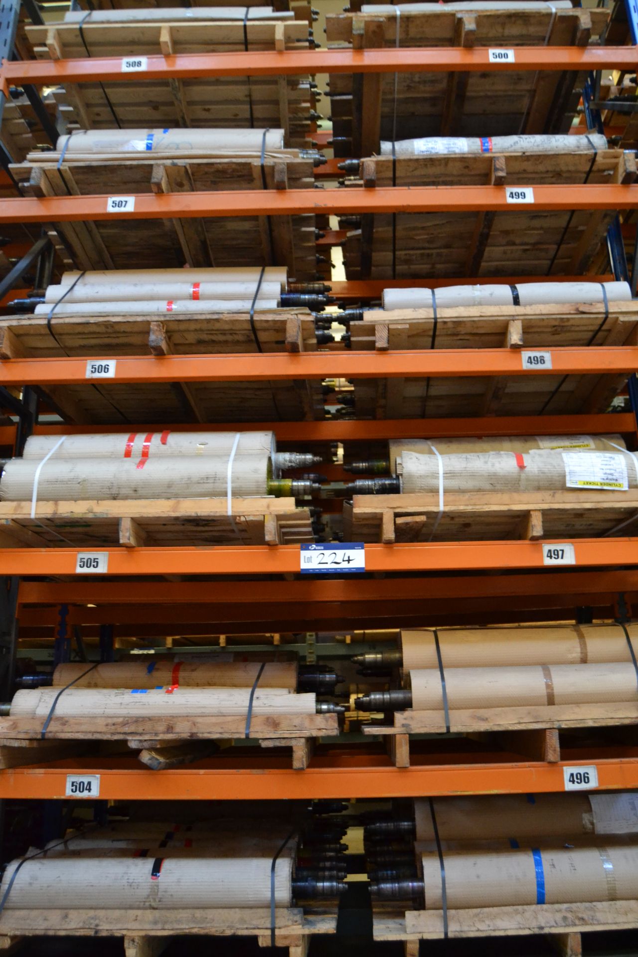 Approx. 80 Gravure Print Cylinders (suitable for l