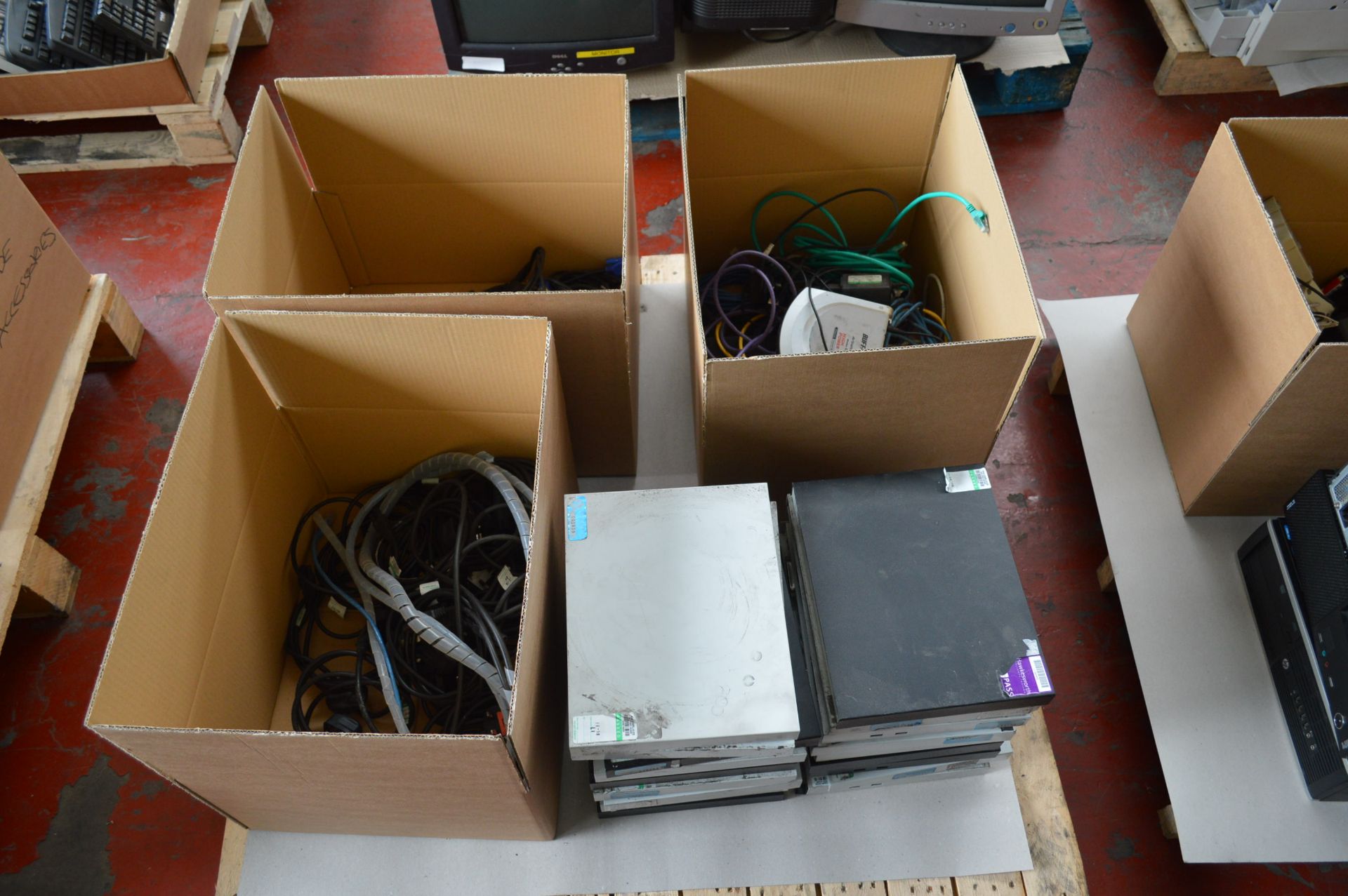 Internet Routers, handheld scanners & cables (on t - Image 3 of 4