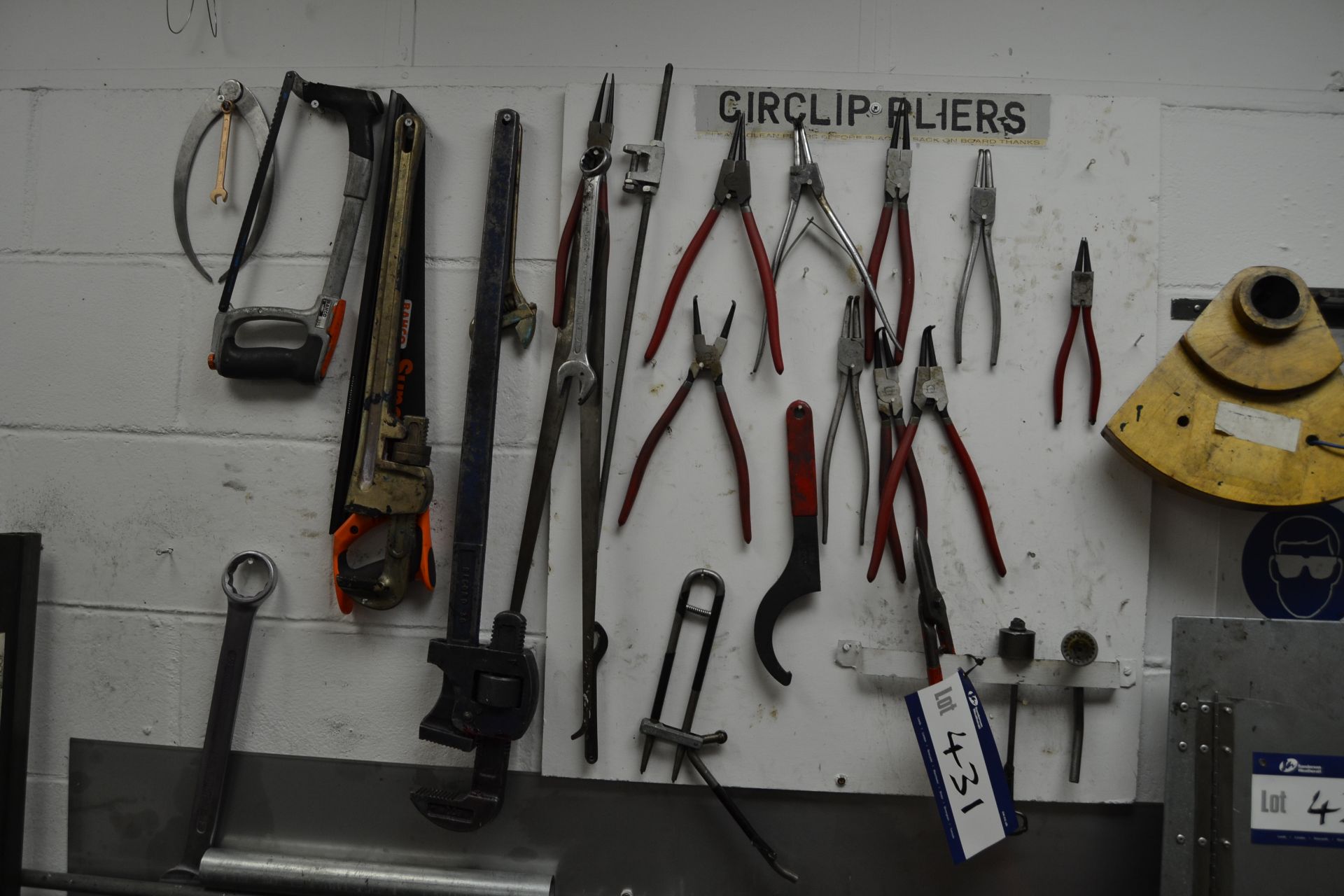 Assorted Hand Tools (as lotted)