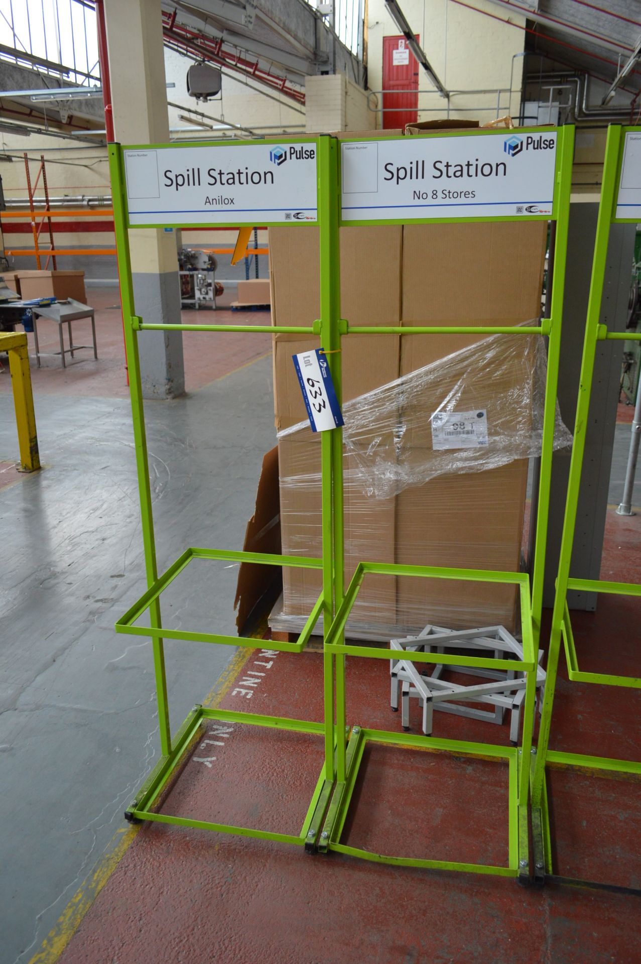 Two Spill Station Stands