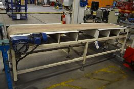 Endless Belt Conveyor Table, 500mm x 2600mm centre